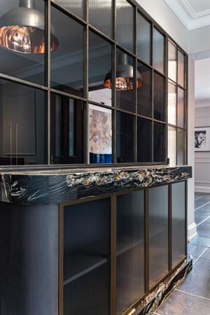 Stahl Glas Trennwand