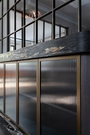 Stahl Glas Trennwand