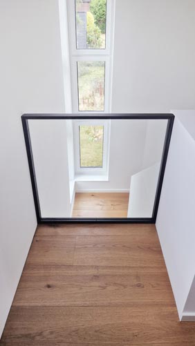 Stahl Glas Trennwand