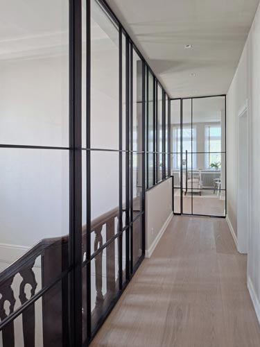 Stahl Glas Trennwand